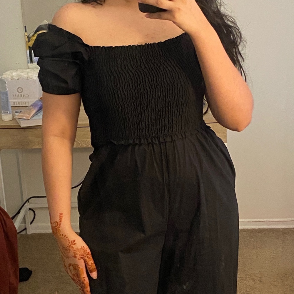 Black jumpsuit